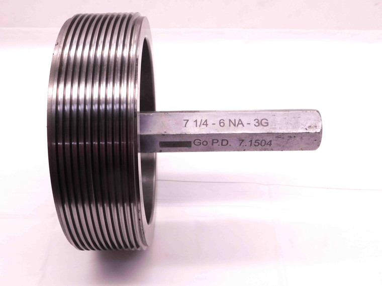 7 1/4 6 NA 3G LEFT HAND ACME SET THREAD PLUG GAGE 7.25 GO ONLY P.D. = 7.1504 - BR11025CG4