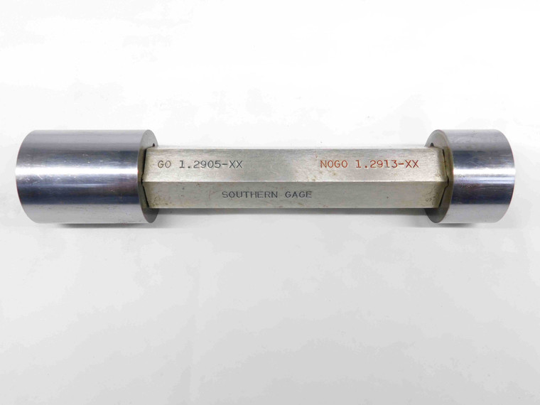1.2905 & 1.2913 CL XX PIN PLUG GAGE GO NO GO 1.2813 +.0092 1 9/32 32.799 mm - TJ0040CL5