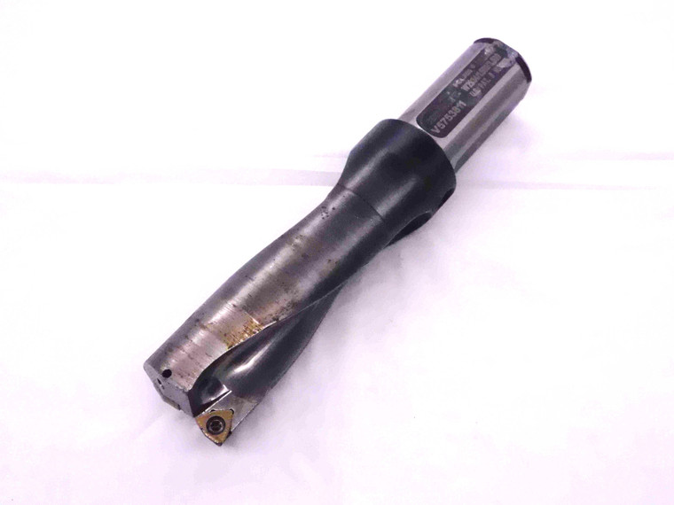 KOMET 1 1/2 O.D. 7 1/4 OAL INDEXABLE INSERT DRILL V5753811 1 1/8 SHANK 2 FL 1.5 - NS3721CH5