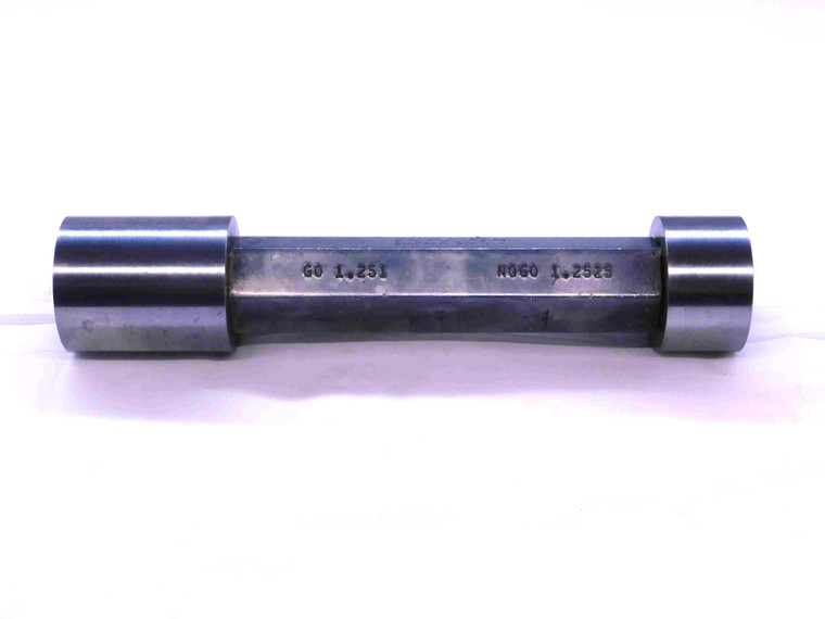 1.2510 & 1.2525 CL X PIN PLUG GAGE GO NO GO 1.2500 +.0010 1 1/4 32 1.251 CHECK - JG0022CU4