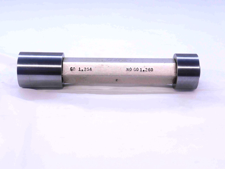 1.2540 & 1.2600 CL Z PIN PLUG GAGE GO NO GO 1.2500 +.0040 1 1/4 32 1.254 1.260 - JG0025CU4