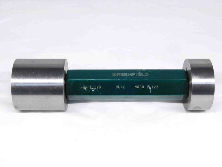 2.1230 & 2.1250 CLASS Z PIN PLUG GAGE GO NO GO ONSIZE 2 1/8 54 mm 2.123 2.125 - TJ0140SLW