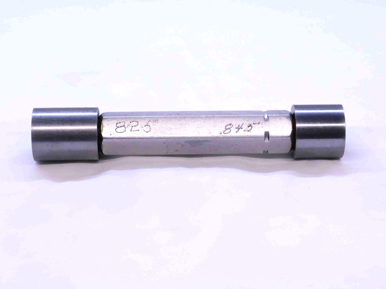.8250 & .8450 PIN PLUG GAGE GO NO GO .8438 +.0012 OVERSIZE 27/32 21 mm .825 .845 - JG0066SLW