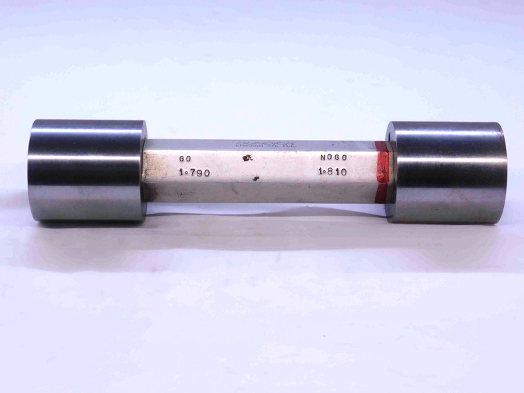 1.7900 & 1.8100 PIN PLUG GAGE GO NO GO 1.8125 -.0025 1 13/16 46 mm 1.790 1.810 - JG0113CU4