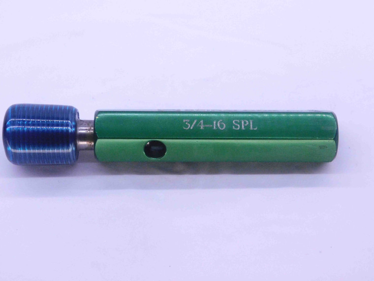 3/4 16 SPL SPIRALOCK THREAD PLUG GAGE .75 .750 .7500 GO ONLY P.D. = 49710 CHECK - DW38245CY5