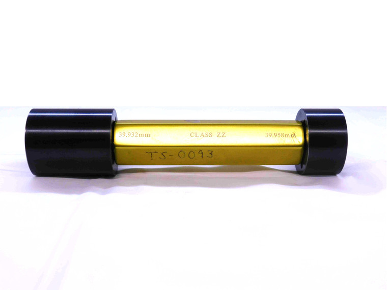39.932 & 39.958 CL ZZ METRIC PIN PLUG GAGE GO NO GO 40.000 -.042 40 mm 1.5721 - JG0150DJ5