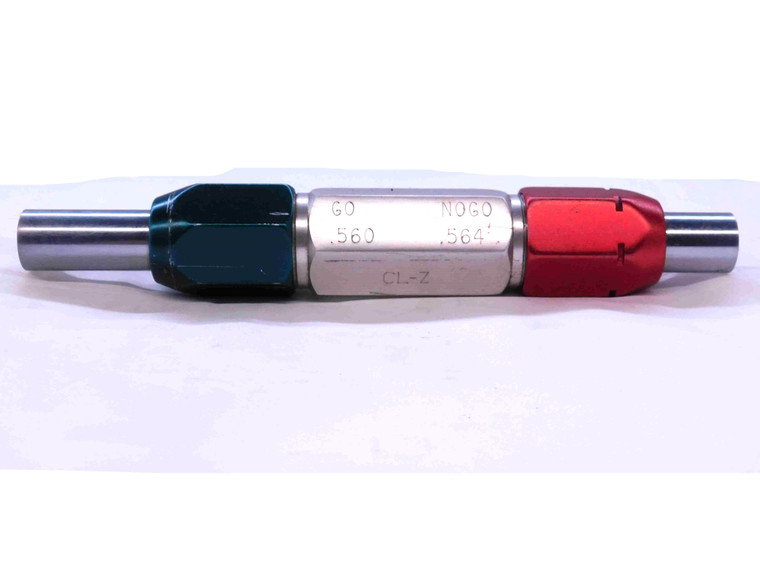 .5600 & .5640 CL Z PIN PLUG GAGE GO NO GO .5625 +.0015 9/16 14.224 mm .560 .564 - JG0173SLW