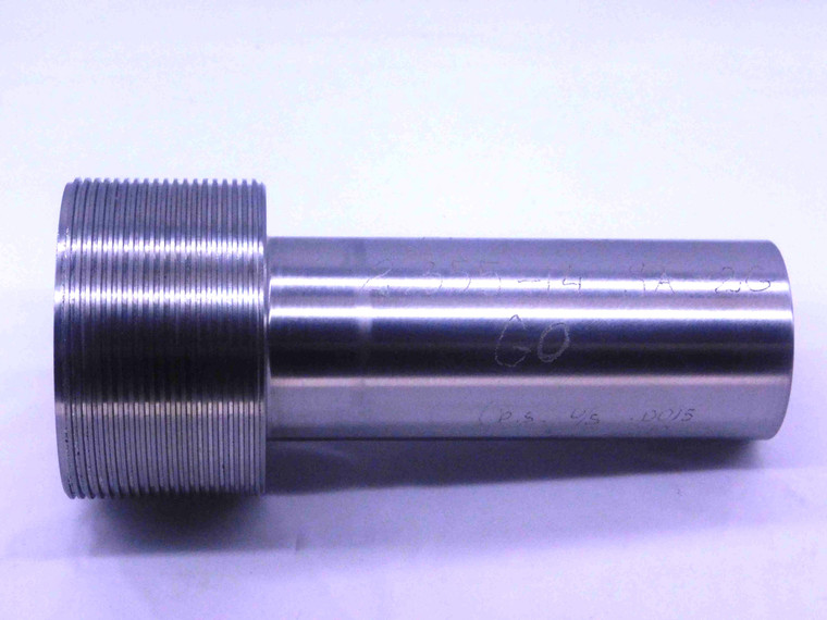SHOP MADE 2.355 14 SA 2G STUB ACME THREAD PLUG GAGE 2.3550 2.355"-14 INSPECTION - DW38329DH5