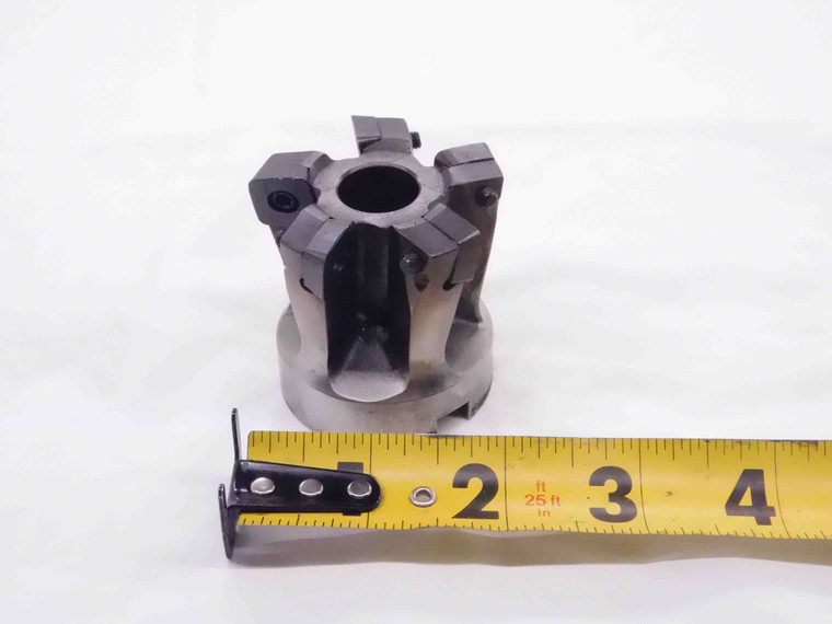 ICE 2" O.D. COOLANT THRU FACE MILL 3/4 PILOT 5/16 KEY HOLDS 5 INSERTS 2.0 - NS3808DH5