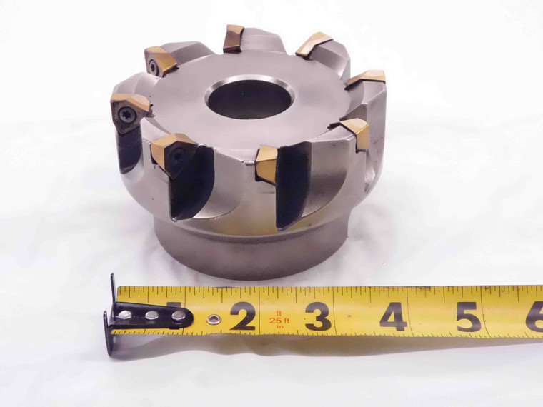 INGERSOLL 4" O.D. COOLANT FACE MILL DJ5P-40R01 1 1/2 PILOT HOLDS 8 INSERTS 4.0 - NS3811DH5