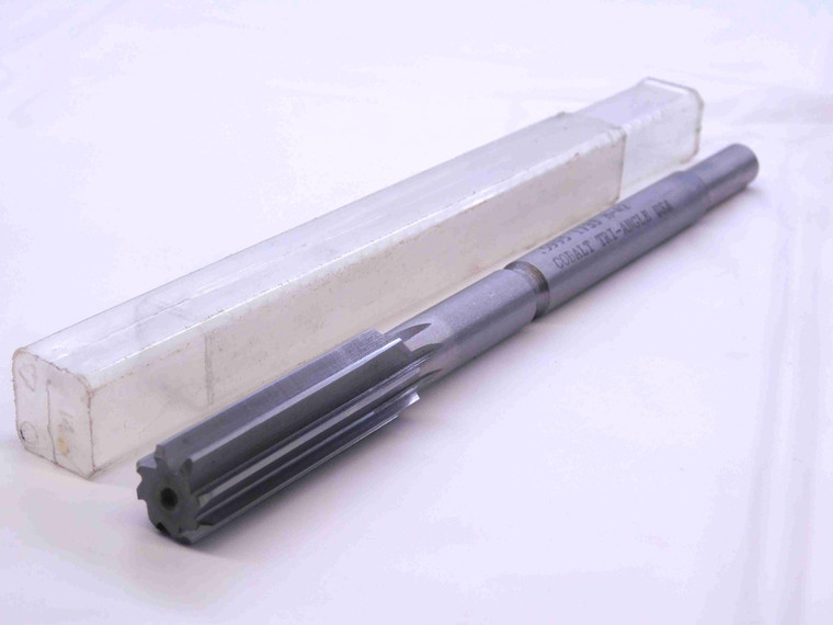 0.5995 O.D. COBALT CHUCKING REAMER 8 FLUTE .5995 19/32 .5938 +.0057 OVERSIZE - JG0187BR5