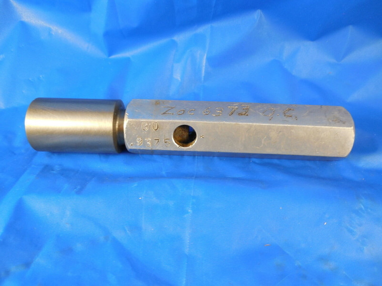 .9375 SMOOTH PIN PLUG GAGE GO ONLY ONSIZE 15/16 MACHINE SHOP INSPECTION TOOLING