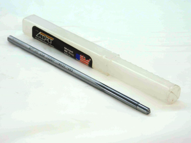 APT 0.1645 O.D. HSS CHUCKING REAMER 6 FLUTE .1645 5/32 .1563 +.0082 OVERSIZE - JG0318BR5