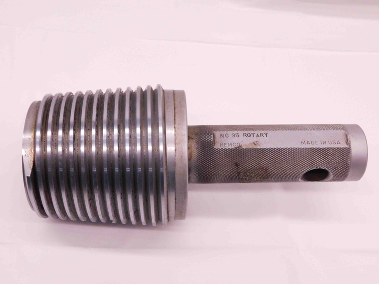 NC 35 4 TPI ROTARY PIPE THREAD PLUG GAGE SHOULDERED NUMBERED CONNECTION NC35 - DW38508DC5