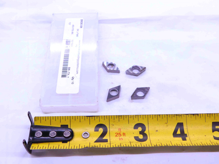 4pcs NEW ERICKSON SDKP343 INSERT SEATS / SHIMS FOR INDEXABLE TOOLS 1/4" I.C. - NS4068LVR