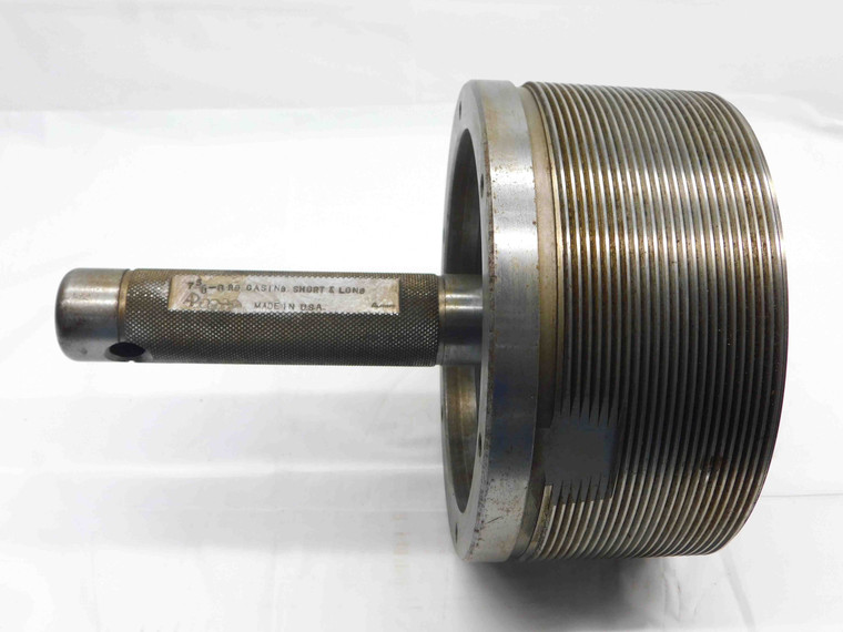 7 5/8 8 RD CASING SHORT & LONG API 5B PIPE THREAD PLUG GAGE 7.625 ROUND RND CSG - DW38560DC5