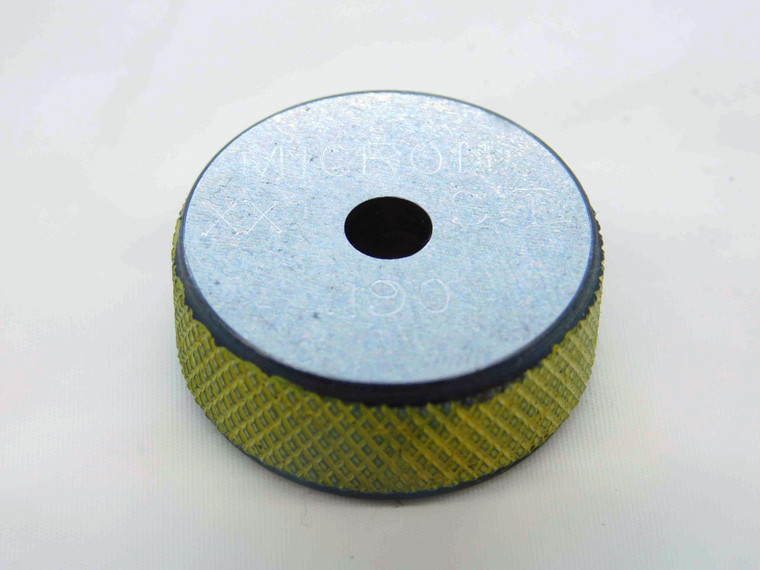 .1900 CLASS XX MASTER PLAIN BORE RING GAGE .1875 +.0025 OVERSIZE 3/16 5 mm .190 - JG0582AD5