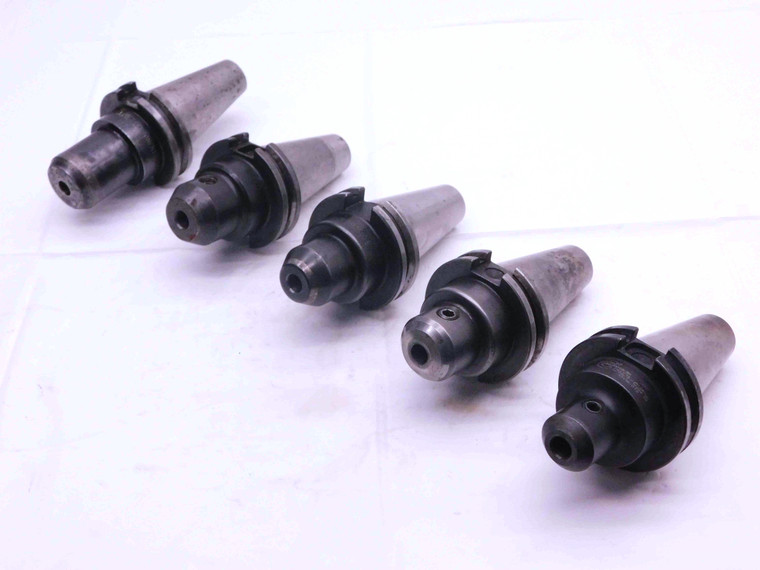 5pcs LOT OF CAT40 3/8 I.D. SOLID END MILL TOOL HOLDER .375 VARIOUS PROJECTIONS - NS4151LVR