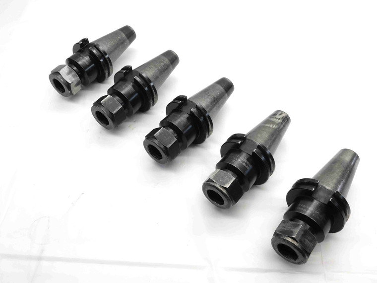 5pcs LOT OF CAT40 CARBOLOY DA180 COLLET CHUCK TOOL HOLDER 3" PROJECTION DA 180 - NS4185LVR
