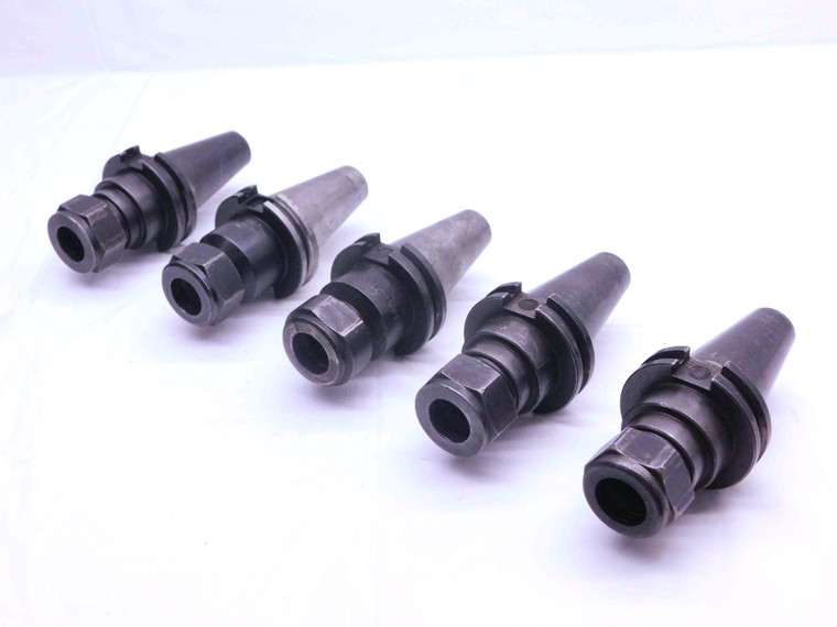 5 PCS LOT OF CAT40 DA180 COLLET CHUCK TOOL HOLDER VARIOUS PROJECTIONS DA 180 - NS4187LVR