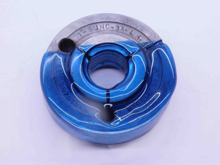 1" 8 UNC 3A LEFT HAND THREAD RING GAGE 1.0 1.00 1.000 GO ONLY P.D. = .9188 L.H. - DW38869LVR