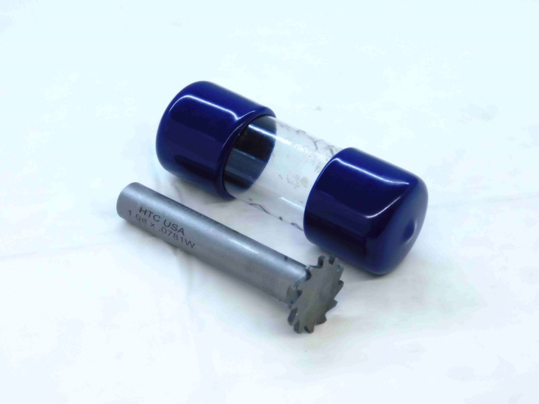 HTC 1" O.D. X 0.0781 WIDTH SIDE MILLING CUTTER 12 T CARBIDE KEYSEAT 0.012R USA - JG1120CG5
