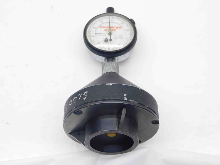 BARCOR 0 - 90 DEGREE RANGE DIAL INDICATOR CHAMFER GAGE .001 DIA. COUNTERSINK - BR11325CZ5