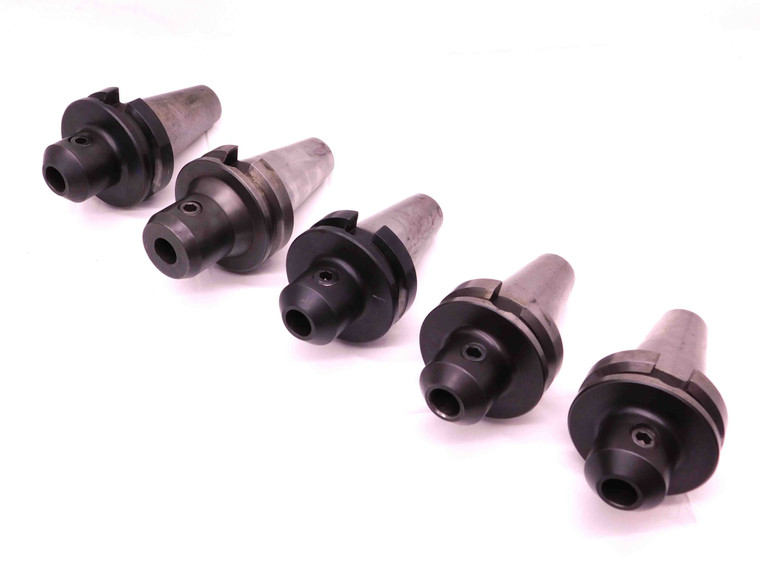 5pc LOT OF BT45 3/4 I.D. SOLID END MILL TOOL HOLDERS .75 VARIOUS PROJECTIONS