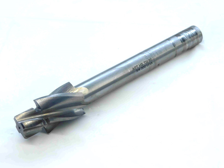 APT .781 PILOT 1.165 O.D. HSS COUNTERBORE 3/4 SHANK 4 FLUTE FOR 3/4" CAP SCREW - JG1308CE4