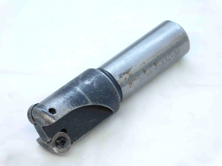 HB ROUSE 1" DIA. INDEXABLE END MILL H-134-32 3/4 SHANK 2 FL RN32 INSERTS 1.0 - JG1378CE4