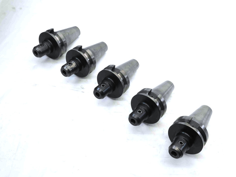 5pcs LOT OF BT40 NIKKEN 3/8 I.D. SOLID END MILL TOOL HOLDER .375 2 1/2 PROJ. - NS4470LVR