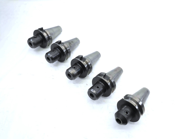 5pcs LOT OF NIKKEN BT40 1/2 I.D. SOLID END MILL TOOL HOLDER .5 2 1/2 PROJECTION - NS4476LVR