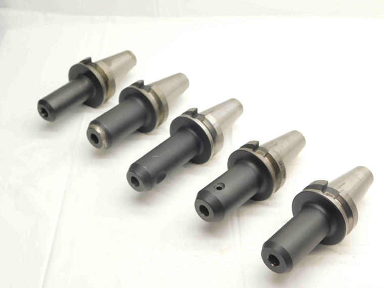 5pcs LOT OF BT40 1/2 I.D. SOLID END MILL TOOL HOLDER .5 VARIOUS PROJECTIONS - NS4477LVR