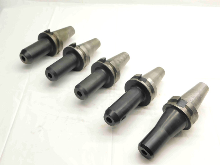 5pcs LOT OF BT40 1/2 I.D. SOLID END MILL TOOL HOLDER .5 4" - 5" PROJECTION - NS4479LVR