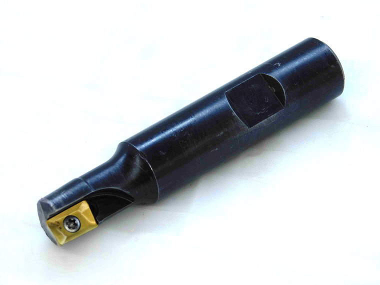 ISCAR 1/2 DIA INDEXABLE END MILL E90A-D.50-W.62 5/8 SHANK 1 FL APKT 1003 INSERTS - JG1649CH5