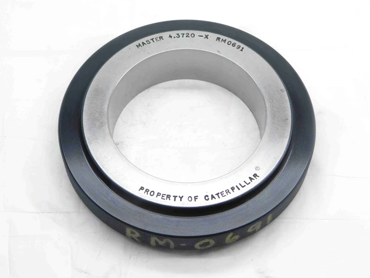 4.3720 CL X MASTER PLAIN BORE RING GAGE 4.3750 -.0030 4 3/8 111 mm 4.372 CHECK - NS4671CZ5
