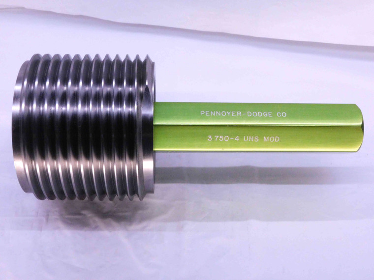 3 3/4 4 UNS MODIFIED SET THREAD PLUG GAGE 3.75 4 GO ONLY P.D. = 3.5752 CHECK - DW39418SLW