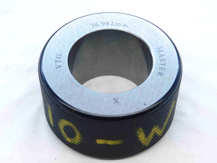 36.982 CLASS X MASTER PLAIN BORE RING GAGE 37.000 -.018 UNDERSIZE 37 mm 1.4560 - JG1925CZ5