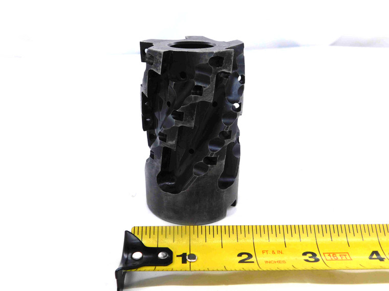 1 1/2 O.D. COOLANT THRU INDEXABLE SHELL MILL 1" PILOT 3/8 KEY HOLDS 25 INSERTS - JG2132CE4