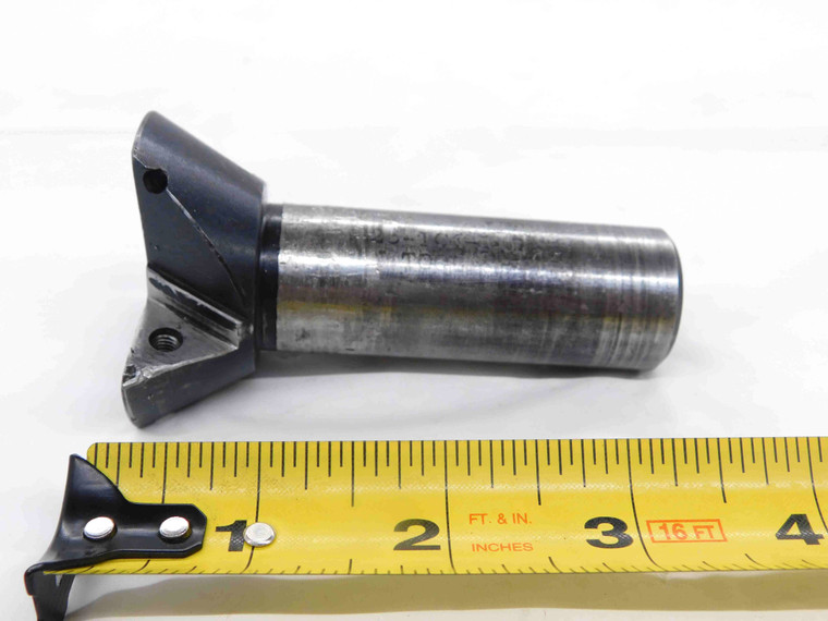 2" O.D. 60 DEGREE INDEXABLE DOVETAIL CUTTER 1" SHANK HOLDS 3 INSERTS 2.0 - JG2133CE4