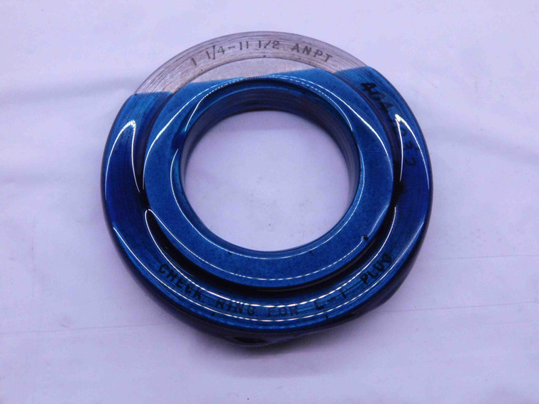 1 1/4 11 1/2 ANPT CHECK MASTER PIPE THREAD RING GAGE 1.25 SET FOR L1 PLUG - DW40031SLW
