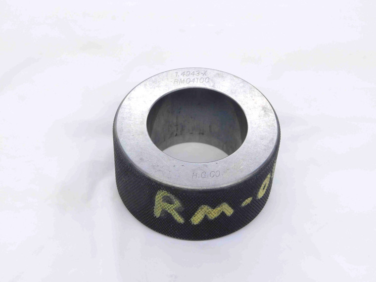 1.4943 CLASS X MASTER PLAIN BORE RING GAGE 1.5000 -.0057 UNDERSIZE 1 1/2 38 mm - JJ0062CZ5