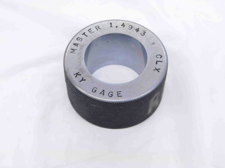 1.4943 CLASS X MASTER PLAIN BORE RING GAGE 1.5000 -.0057 UNDERSIZE 1 1/2 38 mm - JJ0066CZ5