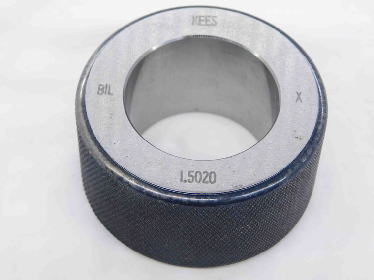 1.5020 CL X MASTER PLAIN BORE RING GAGE 1.5000 +.0020 OVERSIZE 1 1/2 38 mm 1.502 - JJ0078CZ5