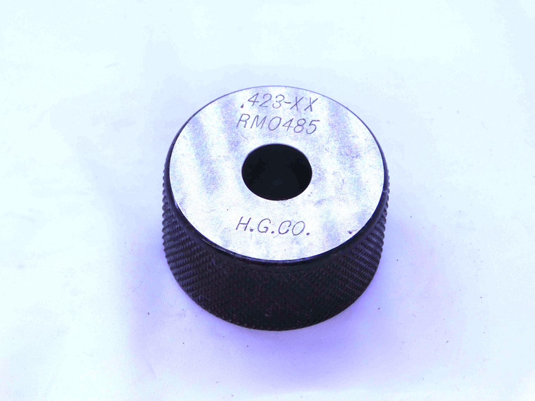 .4230 CL XX MASTER PLAIN BORE RING GAGE .4219 +.0011 27/64 10.744 .423 SETTING - JJ0153CZ5