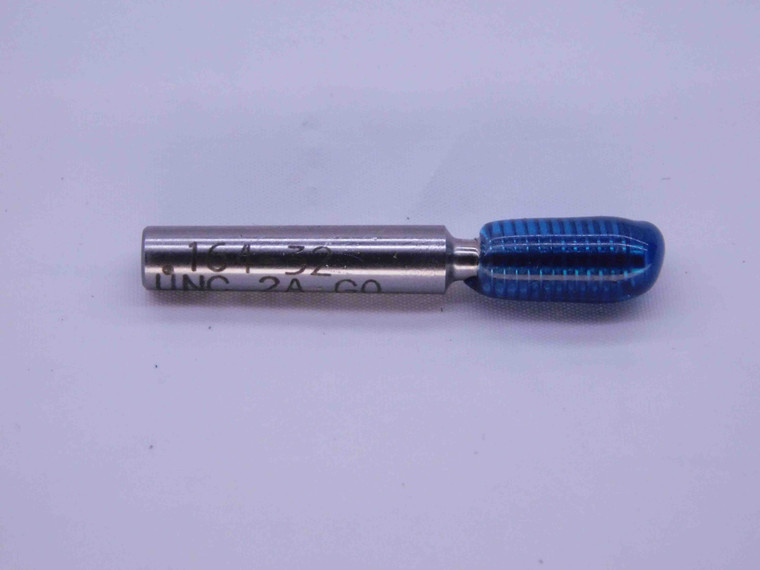 8 32 UNC 2A PREPLATE SET THREAD PLUG GAGE #8 .164 .1640 GO ONLY P.D. = .1418 - DW40264OB6
