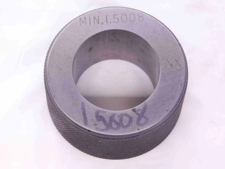 1.5008 CLASS XX MASTER PLAIN BORE RING GAGE 1.5000 +.0008 OVERSIZE 1 1/2 38 mm - JJ0216DH5