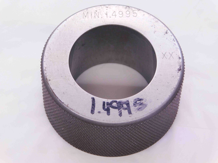 1.4995 CLASS XX MASTER PLAIN BORE RING GAGE 1.5000 -.0005 UNDERSIZE 1 1/2 38 mm - JJ0217DH5