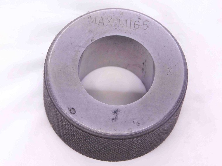 1.1165 CL X MASTER PLAIN BORE RING GAGE 1.1250 -.0085 UNDERSIZE 1 1/8 28.359 mm - JJ0219DH5
