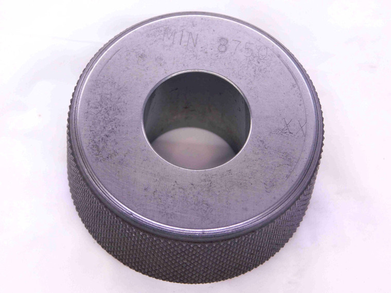 .8750 CLASS XX MASTER PLAIN BORE RING GAGE ONSIZE 7/8 22.225 mm .875 INSPECTION - JJ0220DH5